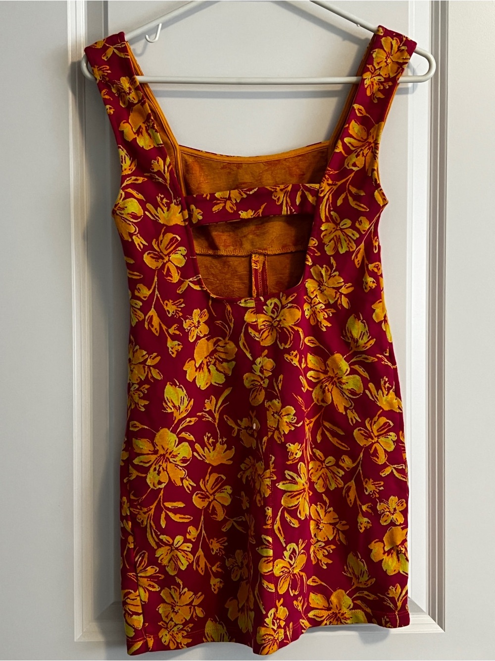 Zara Pink Dress with Yellow Floral Print - Picture 8 of 9
